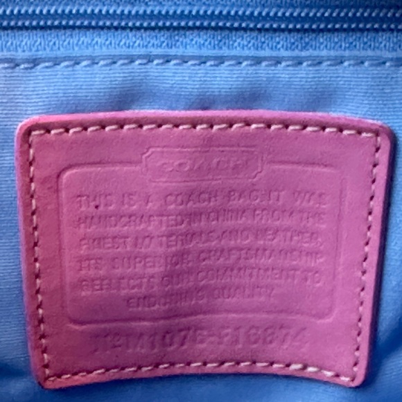 Coach Multicolor Signature C Tote AND Matching Wallet - Picture 3 of 12